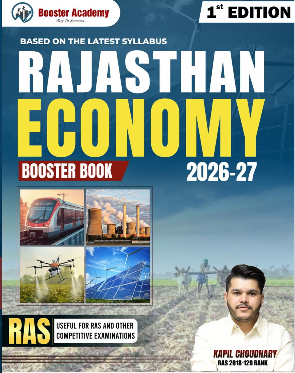 Booster Academy Rajasthan Economy (English Medium) 1st Edition New Edition 2026 By Kapil