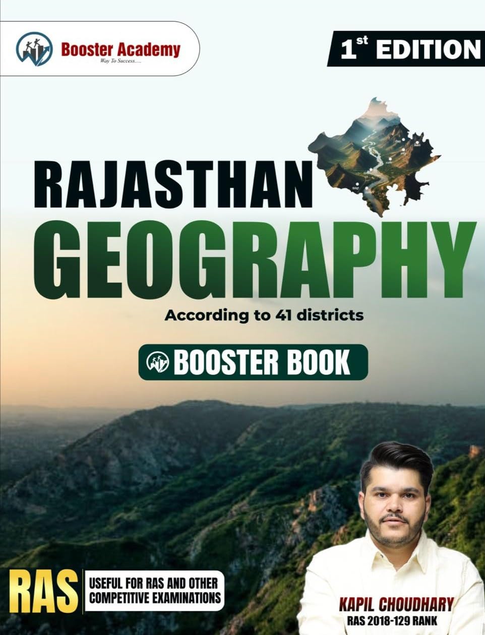 Booster Academy Rajasthan Geography English Medium By Kapil Choudhary July 2026 Edition For RAS And Other Competitive Exam